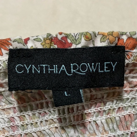 Cynthia Rowley Smocked Ruffled Blouse with Leg O’Mutton Sleeves | Ren Faire - Picture 8 of 14